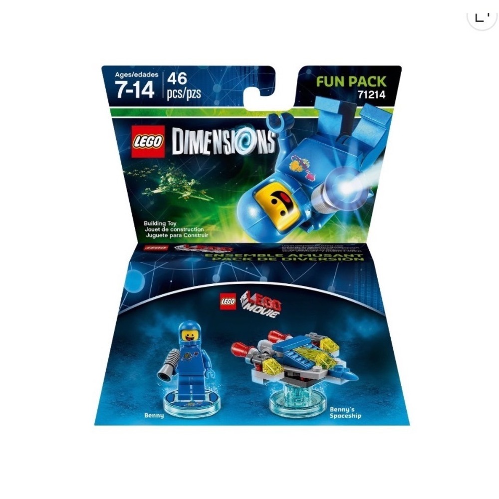 LEGO Dimensions 71214 The LEGO Movie Benny Fun Pack 3-in-1 Spaceship New Wear